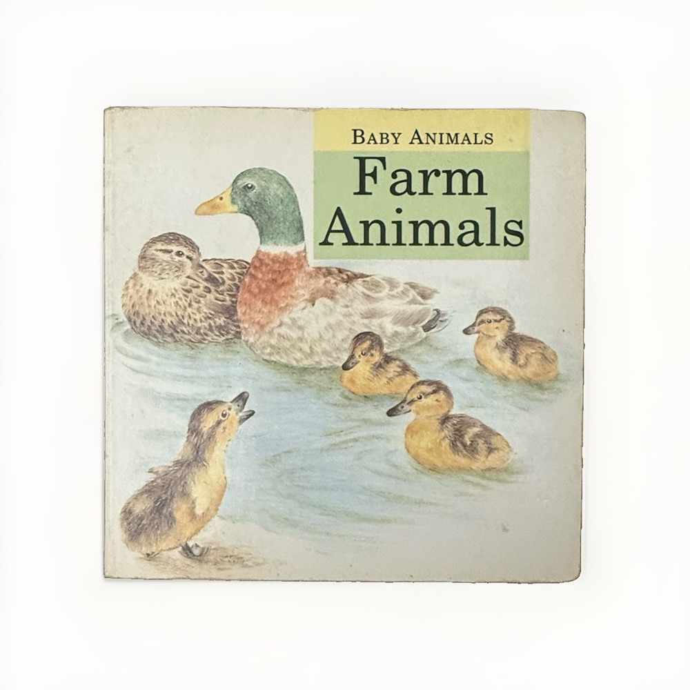 Baby Animals Farm Animals Hardcover Picture Book Pat Miller Illustrated 1st 1989